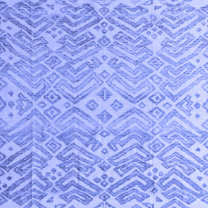 Abstract Blue Modern Rug, abs4614blu