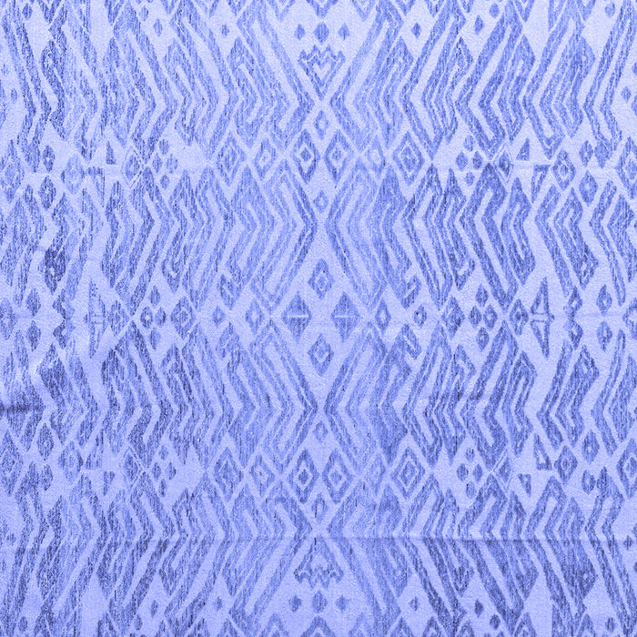 Square Abstract Blue Modern Rug, abs4614blu