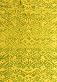 Abstract Yellow Modern Rug, abs4614yw