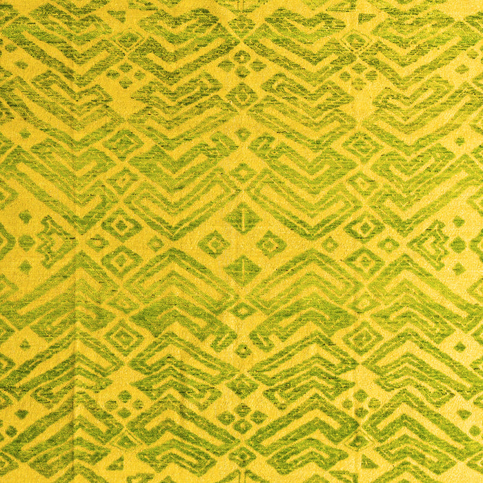 Abstract Yellow Modern Rug, abs4614yw
