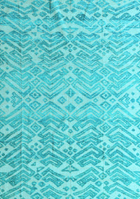 Abstract Light Blue Modern Rug, abs4614lblu