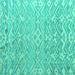 Square Machine Washable Abstract Turquoise Modern Area Rugs, wshabs4614turq