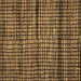 Square Abstract Brown Modern Rug, abs4615brn