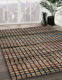 Abstract Brown Modern Rug, abs4615