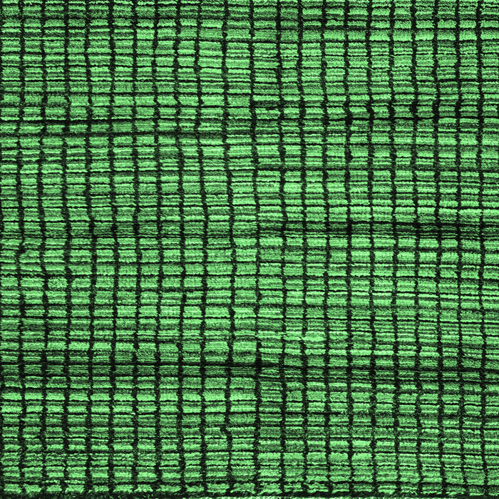 Square Abstract Emerald Green Modern Rug, abs4615emgrn