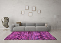 Machine Washable Abstract Pink Modern Rug, wshabs4615pnk