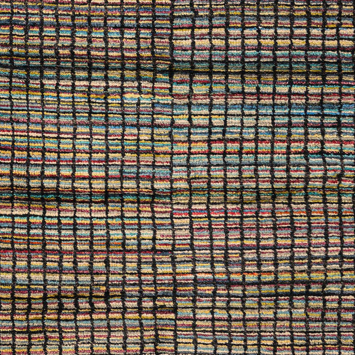 Machine Washable Abstract Brown Rug, wshabs4615