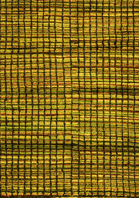 Abstract Yellow Modern Rug, abs4615yw