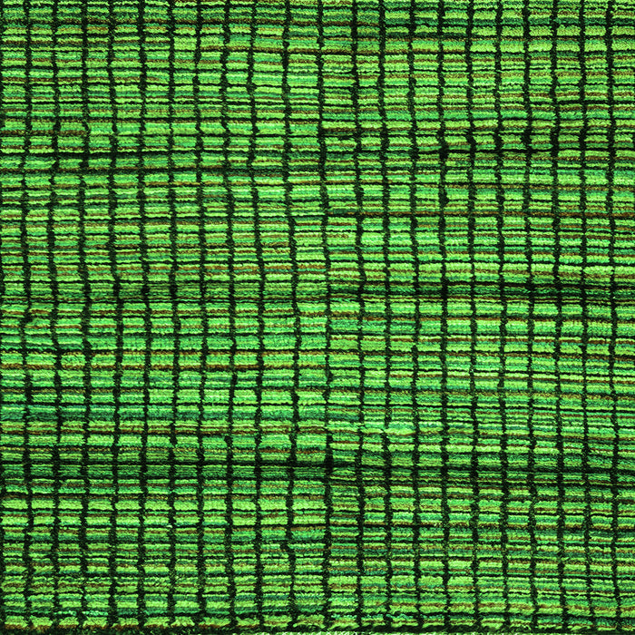 Square Machine Washable Abstract Green Modern Area Rugs, wshabs4615grn