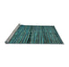 Sideview of Machine Washable Abstract Light Blue Modern Rug, wshabs4615lblu