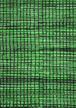 Abstract Emerald Green Modern Rug, abs4615emgrn