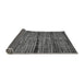 Sideview of Abstract Gray Modern Rug, abs4615gry