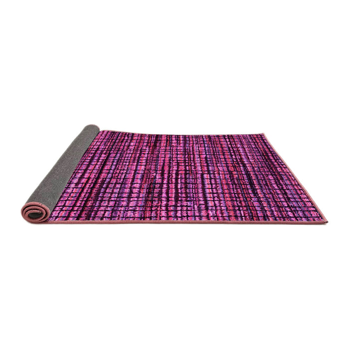 Sideview of Abstract Pink Modern Rug, abs4616pnk