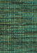 Abstract Turquoise Modern Rug, abs4616turq