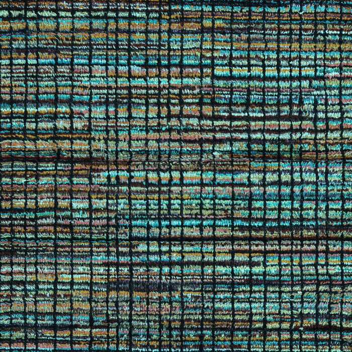 Abstract Light Blue Modern Rug, abs4616lblu