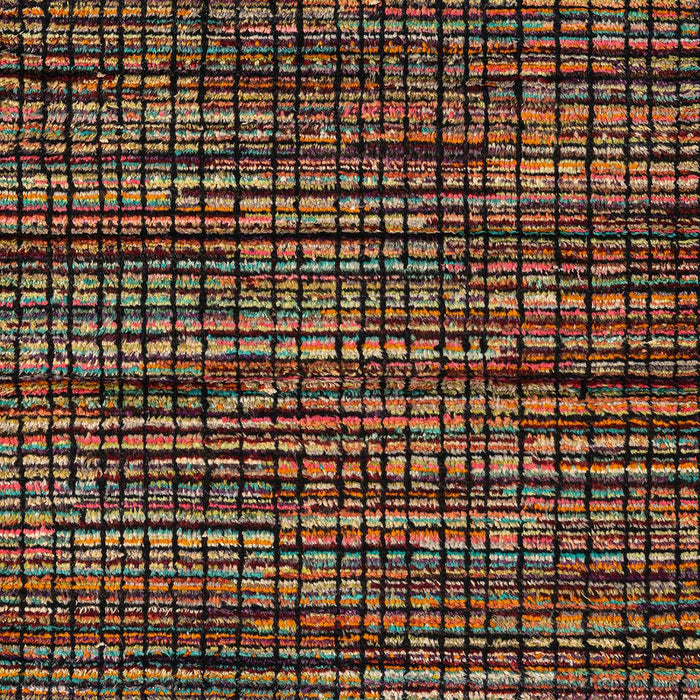 Machine Washable Abstract Night Red Rug, wshabs4616