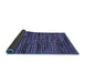 Sideview of Abstract Blue Modern Rug, abs4616blu