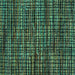 Square Abstract Turquoise Modern Rug, abs4616turq