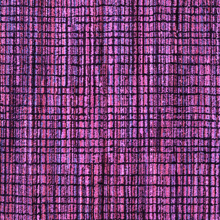 Square Abstract Purple Modern Rug, abs4616pur