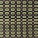 Square Machine Washable Abstract Brass Green Rug, wshabs4617