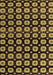 Abstract Brown Modern Rug, abs4617brn