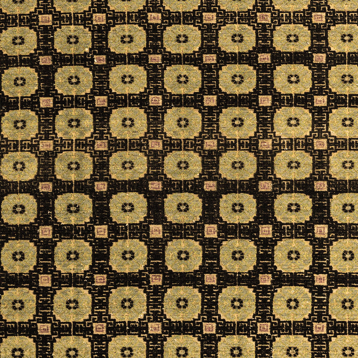 Machine Washable Abstract Brown Modern Rug, wshabs4617brn