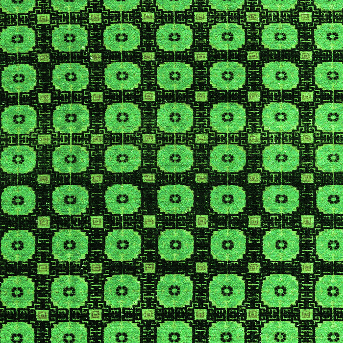 Machine Washable Abstract Green Modern Area Rugs, wshabs4617grn