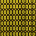 Square Abstract Yellow Modern Rug, abs4617yw