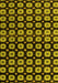 Machine Washable Abstract Yellow Modern Rug, wshabs4617yw