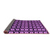 Sideview of Abstract Purple Modern Rug, abs4617pur