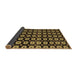 Sideview of Abstract Brown Modern Rug, abs4617brn