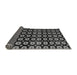 Sideview of Abstract Gray Modern Rug, abs4617gry