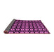 Sideview of Abstract Pink Modern Rug, abs4617pnk