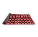 Abstract Red Modern Area Rugs