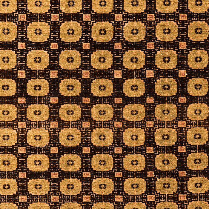 Abstract Orange Modern Rug, abs4617org