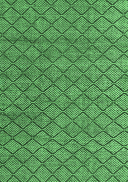 Abstract Emerald Green Modern Rug, abs4618emgrn