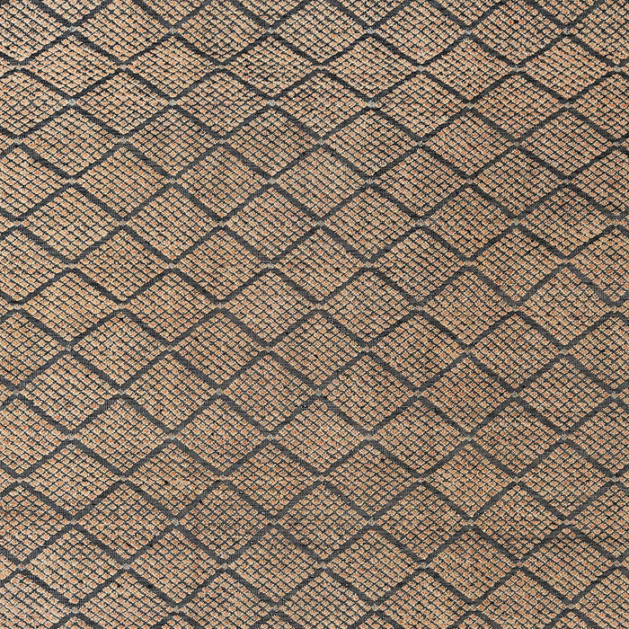 Abstract Dark Brown Modern Rug, abs4618