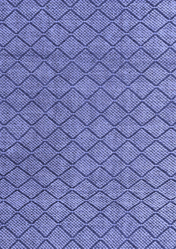 Abstract Blue Modern Rug, abs4618blu