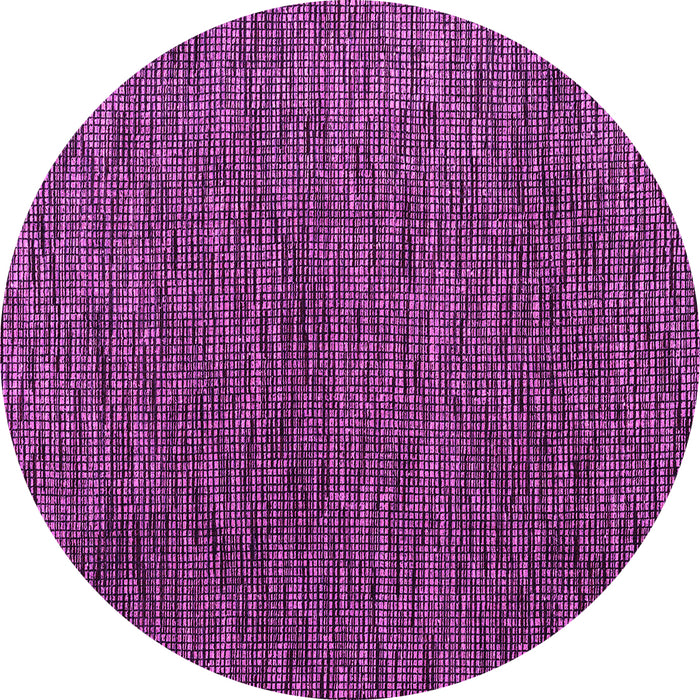 Round Machine Washable Abstract Pink Modern Rug, wshabs4619pnk
