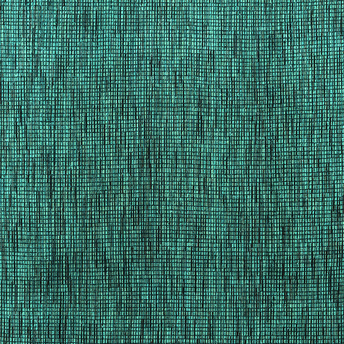 Square Abstract Turquoise Modern Rug, abs4619turq