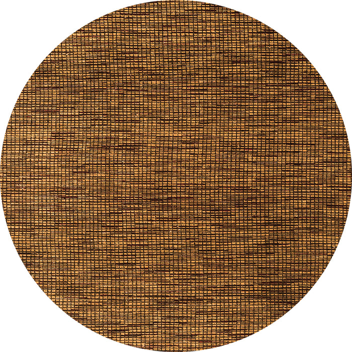 Round Abstract Orange Modern Rug, abs4619org