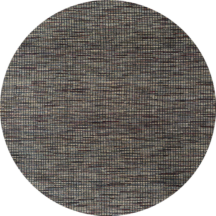 Round Abstract Pink Modern Rug, abs4619