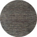 Round Abstract Pink Modern Rug, abs4619