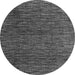 Round Abstract Gray Modern Rug, abs4619gry