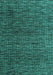 Machine Washable Abstract Turquoise Modern Area Rugs, wshabs4619turq