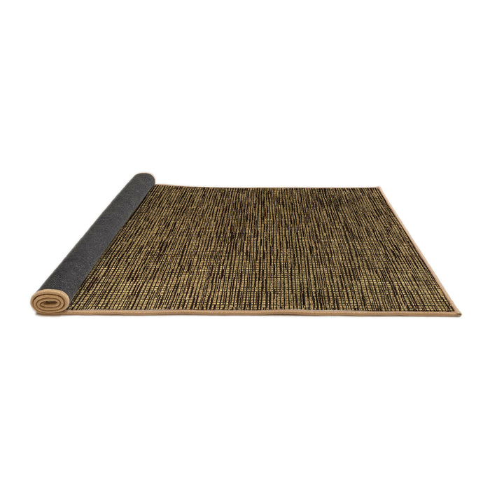 Sideview of Abstract Brown Modern Rug, abs4619brn