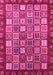 Abstract Pink Modern Rug, abs461pnk