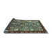 Sideview of Abstract Light Blue Modern Rug, abs461lblu