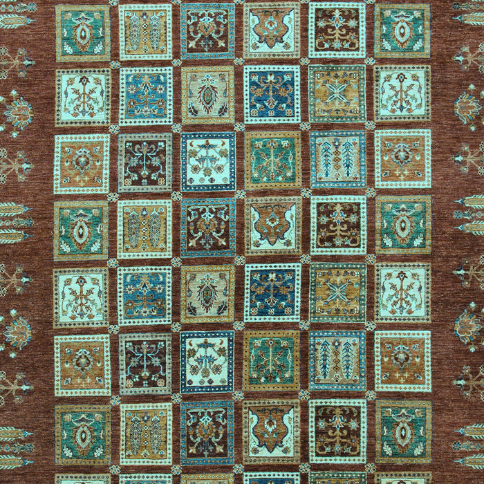 Abstract Light Blue Modern Rug, abs461lblu