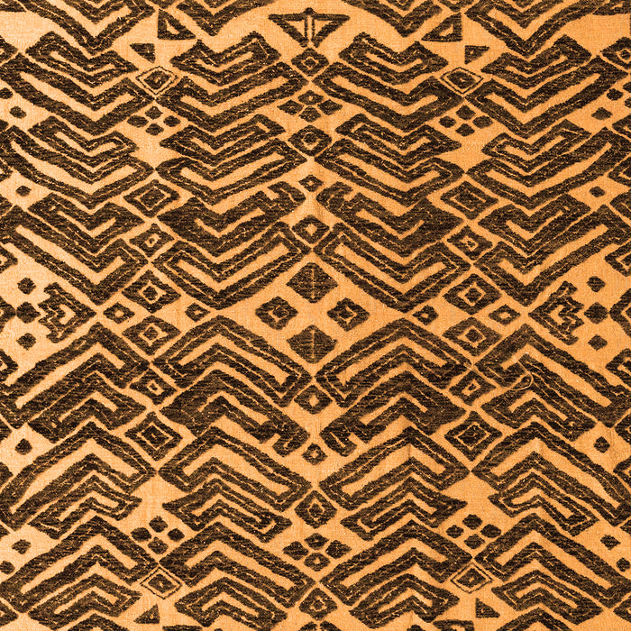 Abstract Orange Modern Rug, abs4620org